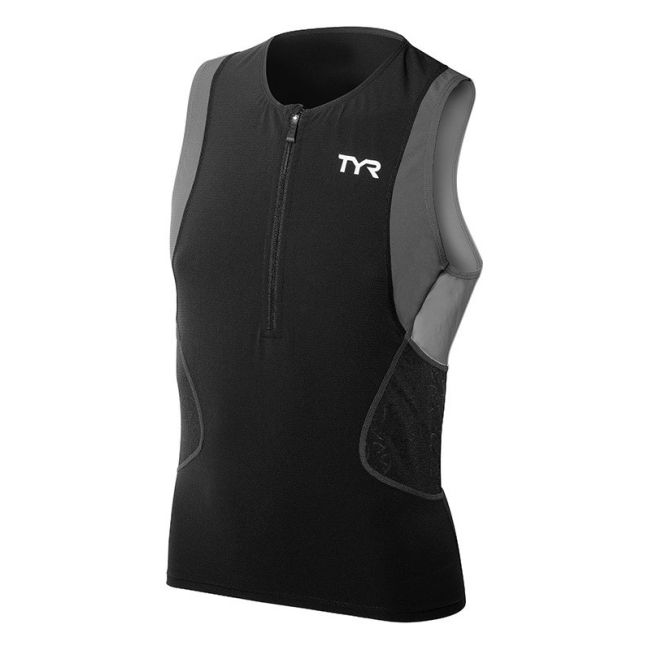 Maiou triatlon TYR Competitor bărbați - negru cu gri