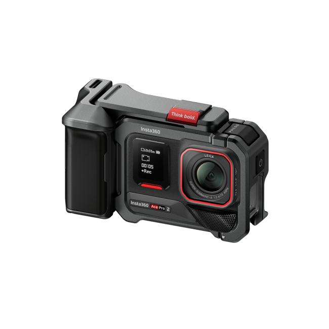 Set mâner Insta360 Ace Pro 2 / Ace Pro Xplorer Grip Kit - gri închis