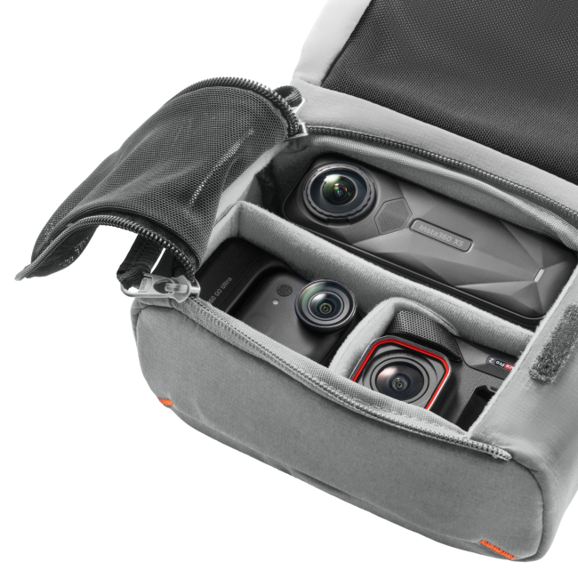 Organizator Insta360 Everyday Organizer - alb cu turcoaz