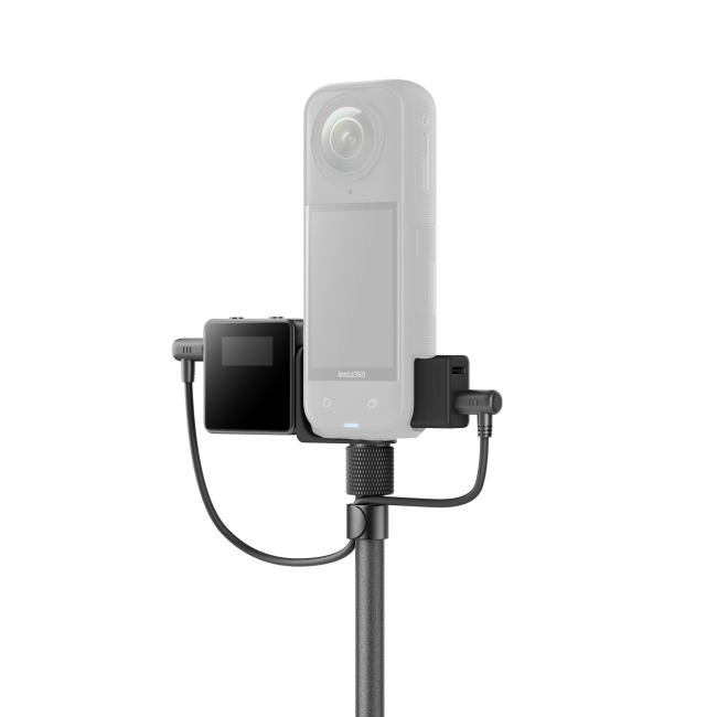 Suport cold shoe invizibil Insta360 X5/X4 Air pentru microfoane RØDE