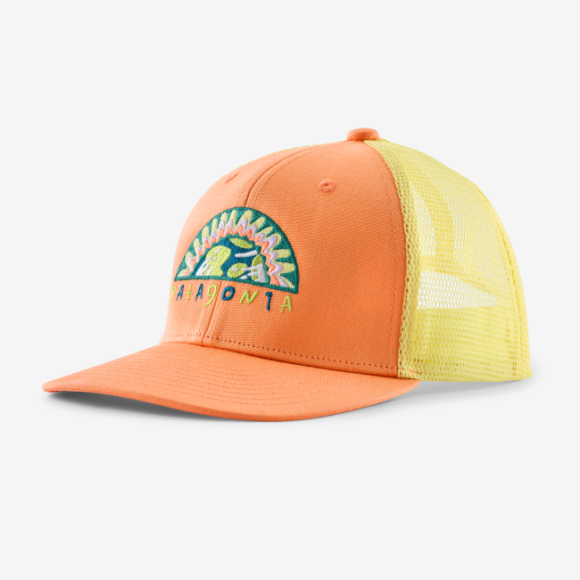 Șapcă copii Patagonia Trucker Hat - piersică cu galben