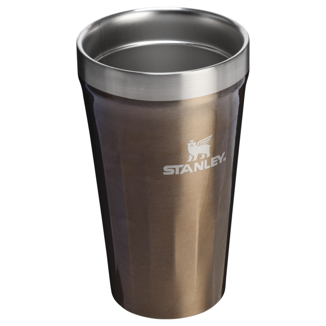 Pahar termic Stanley Everyday Textured Tumbler 0.47 L - bronz metalizat