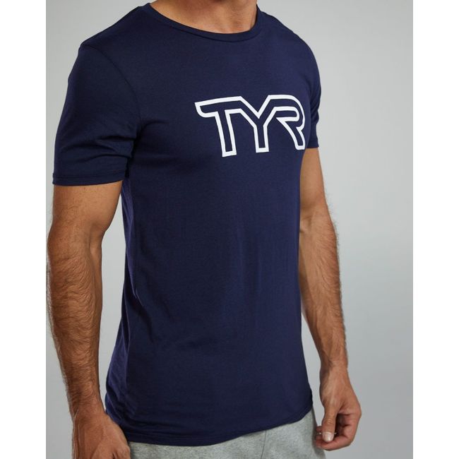 Tricou tehnic TYR Ultrasoft Lightweight - bleumarin | confortabil și durabil