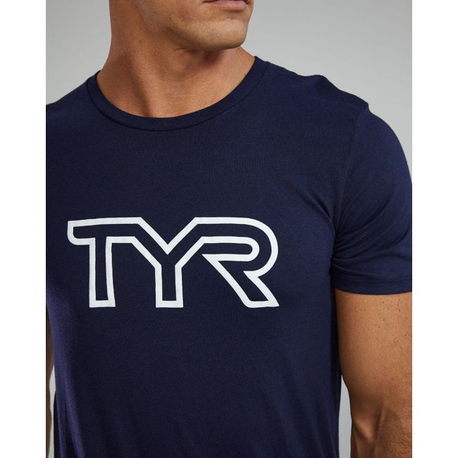 Tricou tehnic TYR Ultrasoft Lightweight - bleumarin | confortabil și durabil