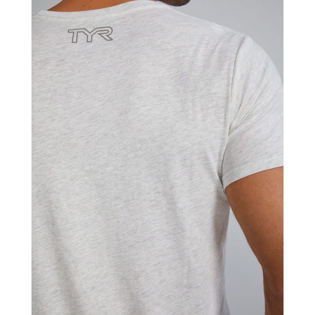 Tricou tehnic TYR Ultrasoft Lightweight - gri Ash Heather | confortabil și durabil