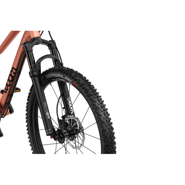 Bicicleta copii Woom 5 OFF AIR - generatia 2 - cu roti 24" cupru