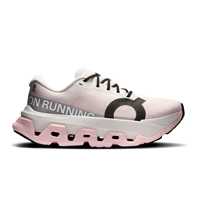 Pantofi alergare On Cloudmonster 3 Hyper W - super trainer sosea - Ivory | Peony