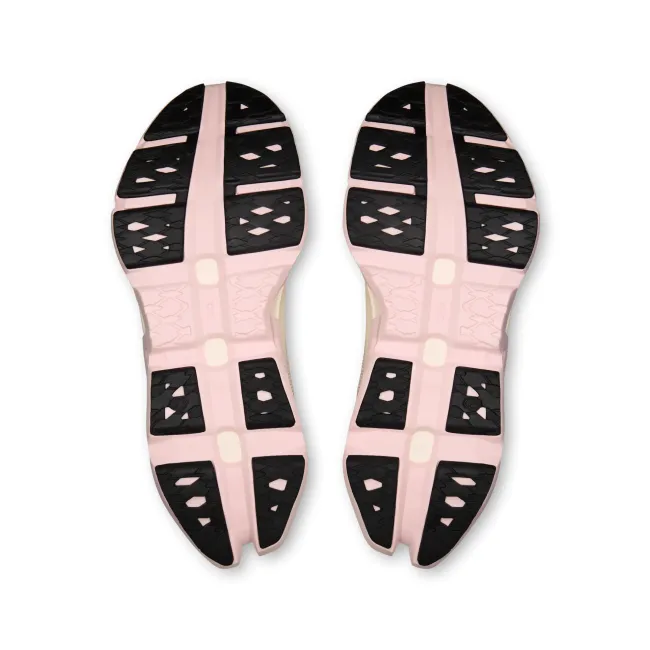 Pantofi alergare On Cloudmonster 3 Hyper W - super trainer sosea - Ivory | Peony