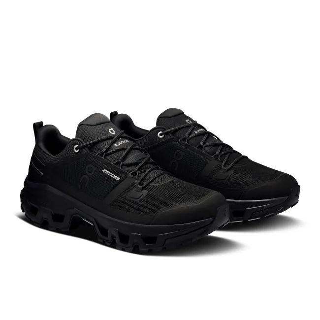 Pantofi hiking On Cloudrock Low WP - impermeabili trail - Black | Black