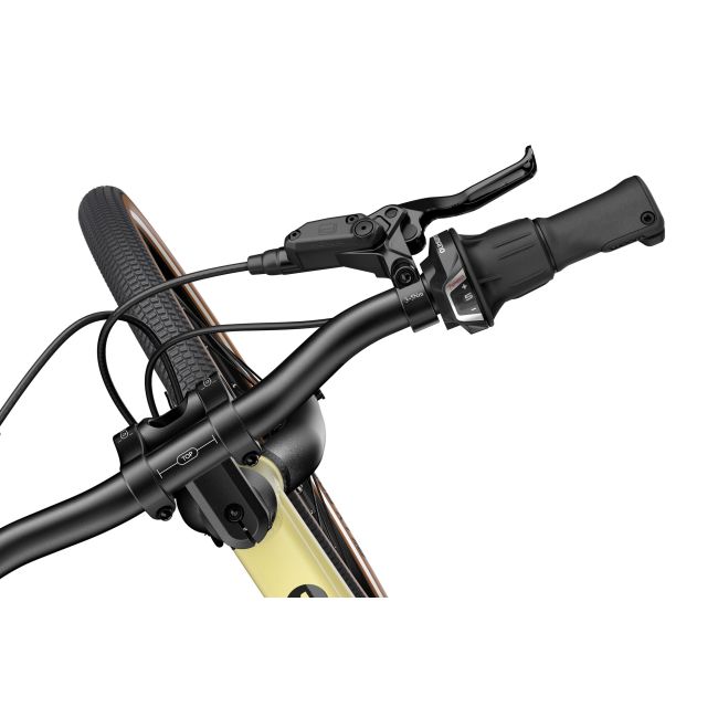 Bicicleta copii Woom 4 Explore cu roti 20" galben Mellow Yellow