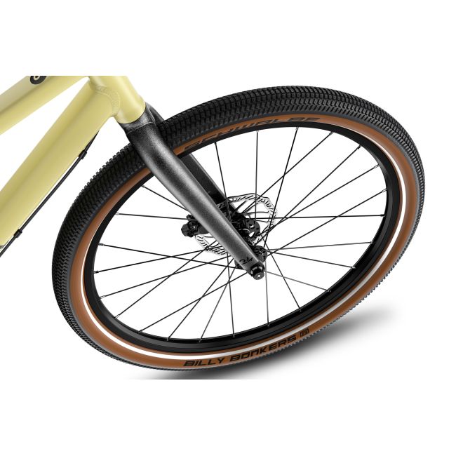 Bicicleta copii Woom 5 Explore cu roti 24" galben Mellow Yellow
