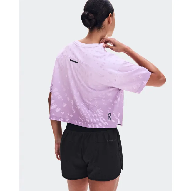Tricou alergare On Performance Volt-T W - mov Verbana | reciclat