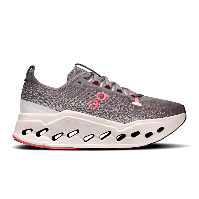 Pantofi alergare On Cloudsurfer Max W - amortizare maximă - Pebble | Oyster