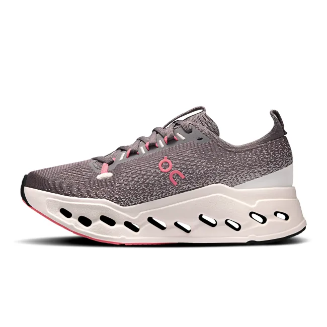 Pantofi alergare On Cloudsurfer Max W - amortizare maximă - Pebble | Oyster