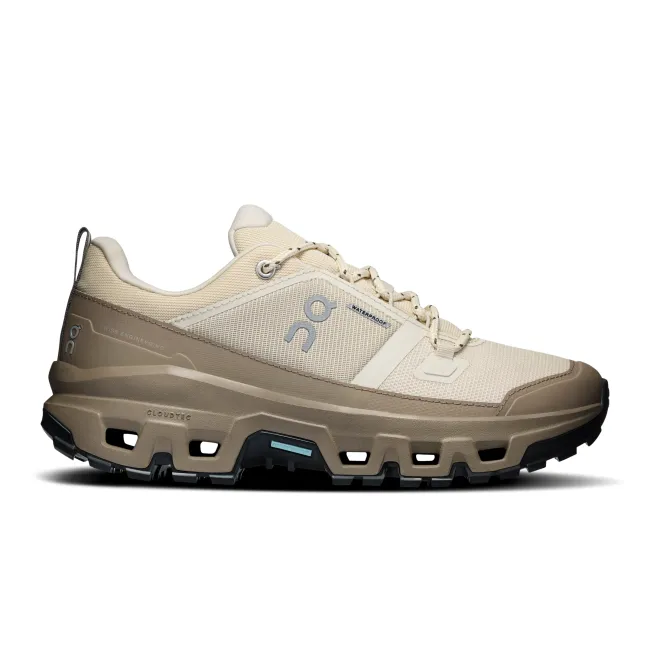 Pantofi trail On Cloudrock Low W WP - bej-maro Grain | Soba, impermeabili