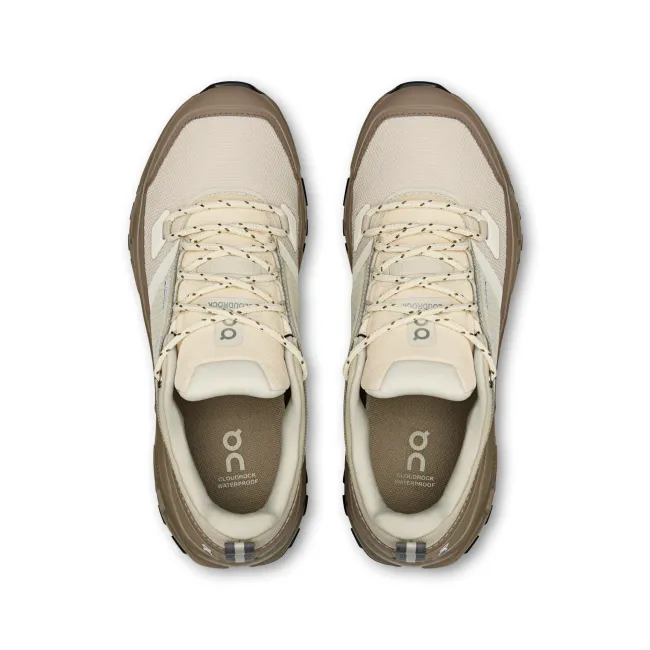 Pantofi trail On Cloudrock Low W WP - bej-maro Grain | Soba, impermeabili