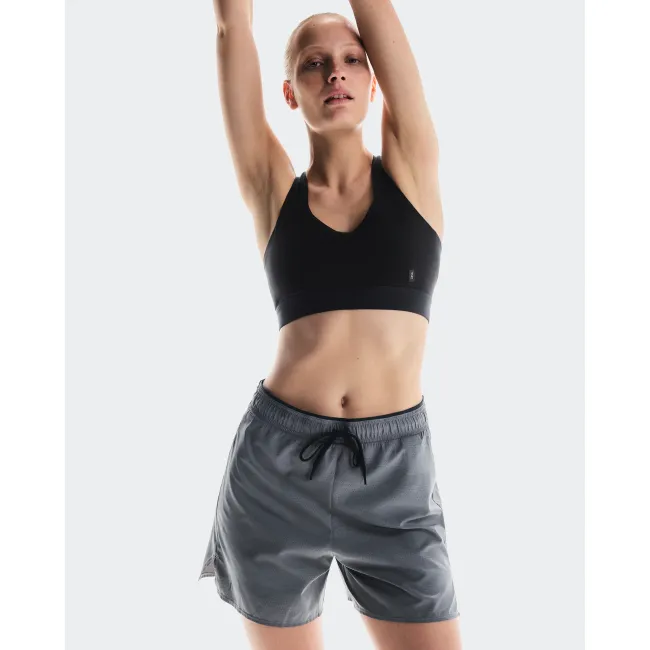 Pantaloni scurți trail On Trail Shorts W - gri Rock | cu buzunare