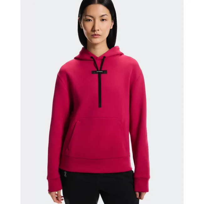 On - hanorac - Focus Tech Hoodie W - Grenadine