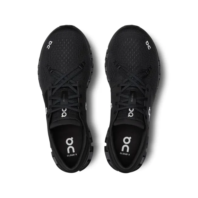 Pantofi alergare On Cloud X 4 - negru | Eclipse | flexibili
