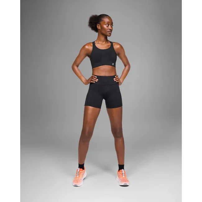 Bustieră sport On Endurance Bra - negru | suport ridicat