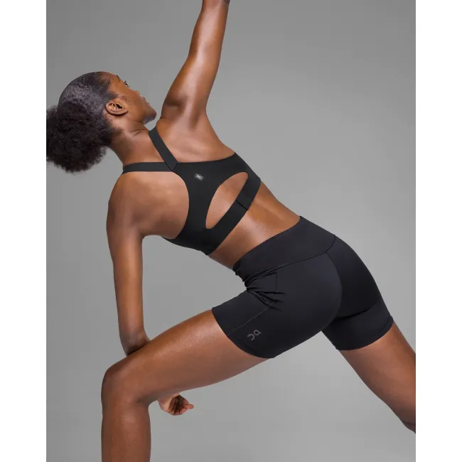 Bustieră sport On Endurance Bra - negru | suport ridicat