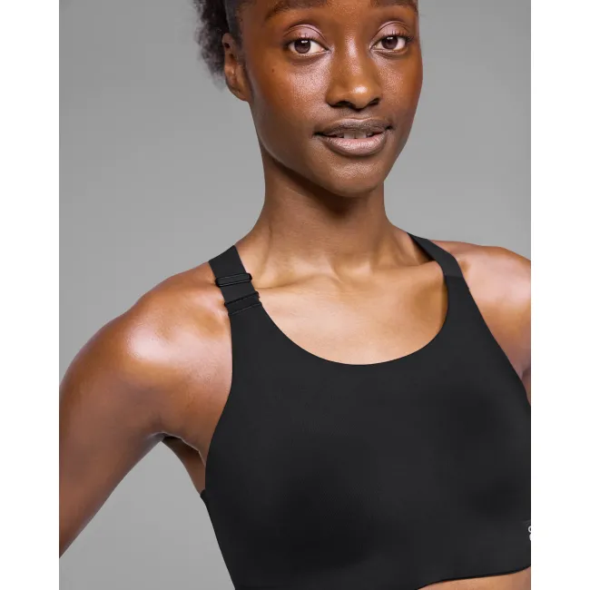 Bustieră sport On Endurance Bra - negru | suport ridicat