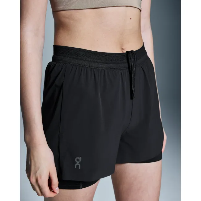 Pantaloni scurți On 3" 2/1 Shorts W - negru | fit rapid