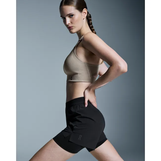 Pantaloni scurți On 3" 2/1 Shorts W - negru | fit rapid