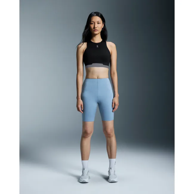 Bustieră sport On Train 2-in-1 Crop W - negru | suport HIIT