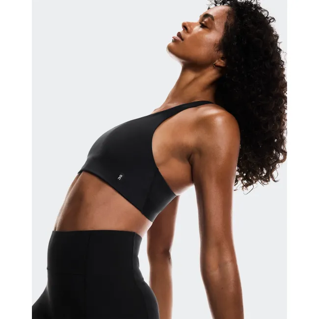 Bustieră sport On Studio Bra W - negru | impact redus
