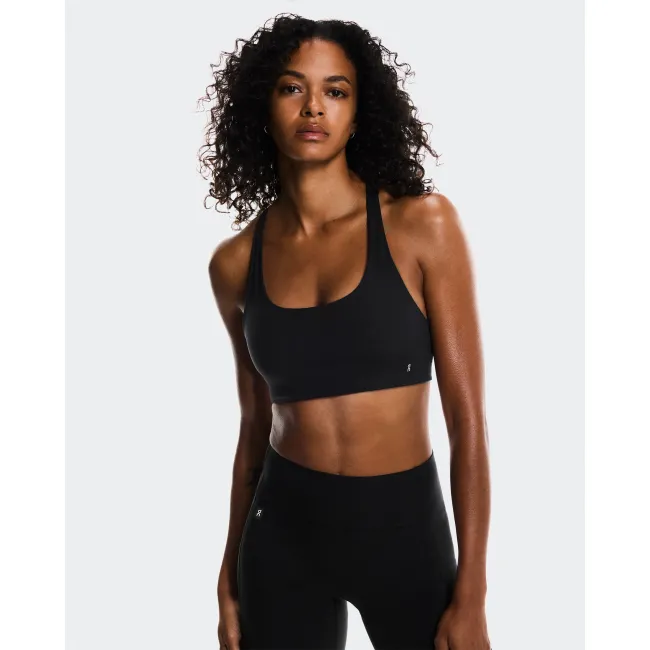Bustieră sport On Studio Bra W - negru | impact redus