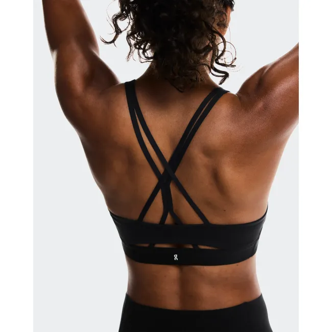 Bustieră sport On Studio Bra W - negru | impact redus