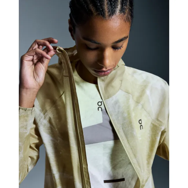 Geacă alergare On Ultra Jacket W - alb | Caper, impermeabilă