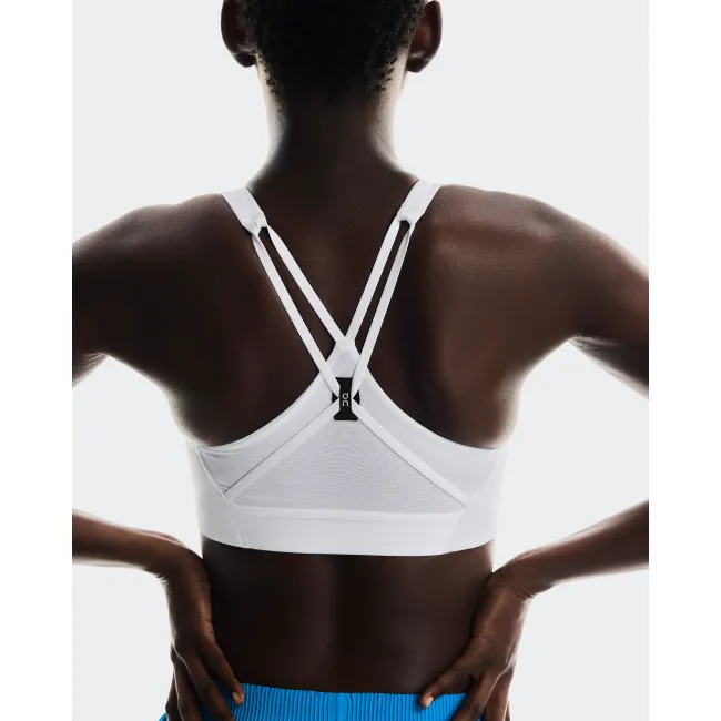 Bustieră sport On Train Bra W - alb | impact redus