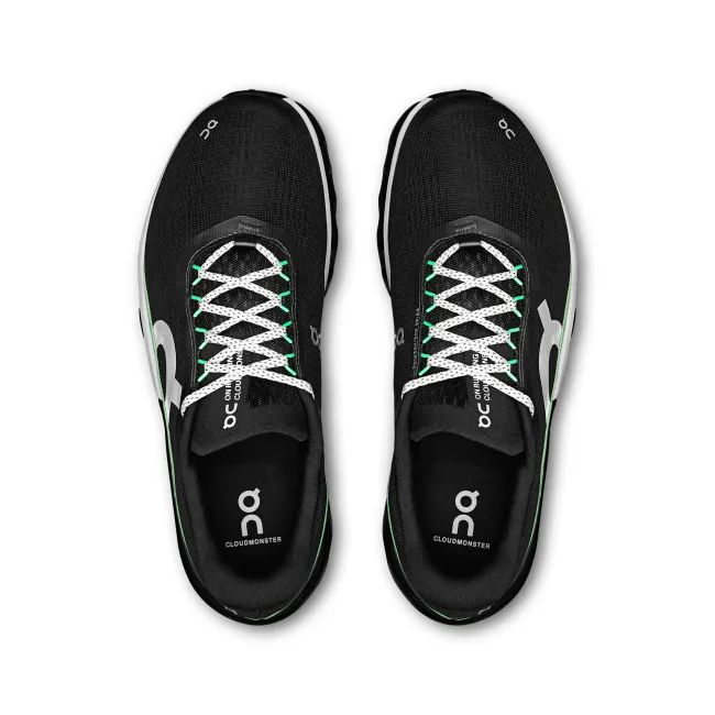 Pantofi alergare On Cloudmonster 2 - negru/Glacier | cushioning maxim