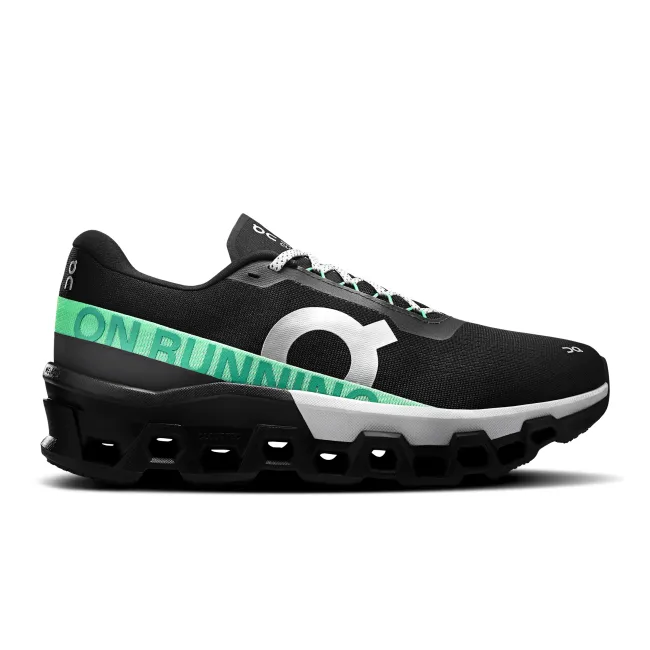Pantofi alergare On Cloudmonster 2 - negru/Glacier | cushioning maxim