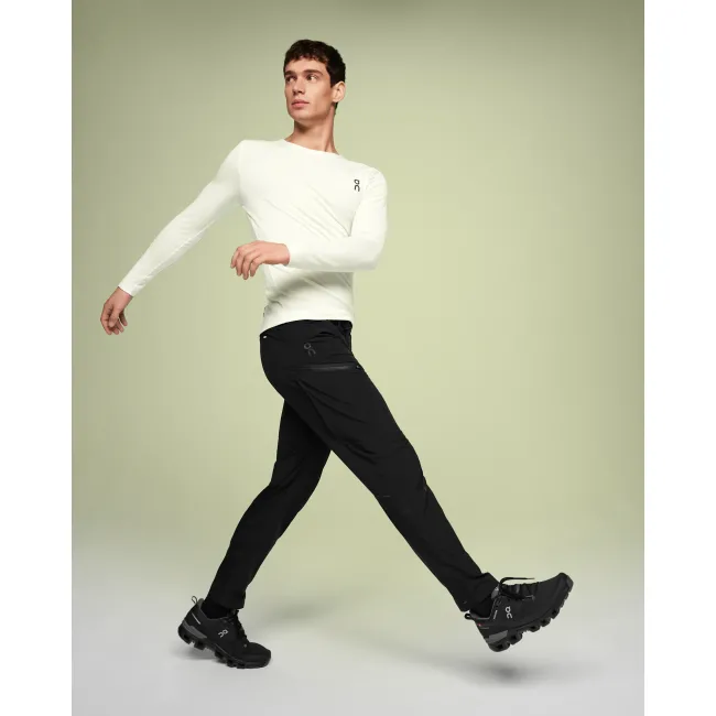 Pantaloni trekking On Trek Pants - negru | ușori pentru drumeții