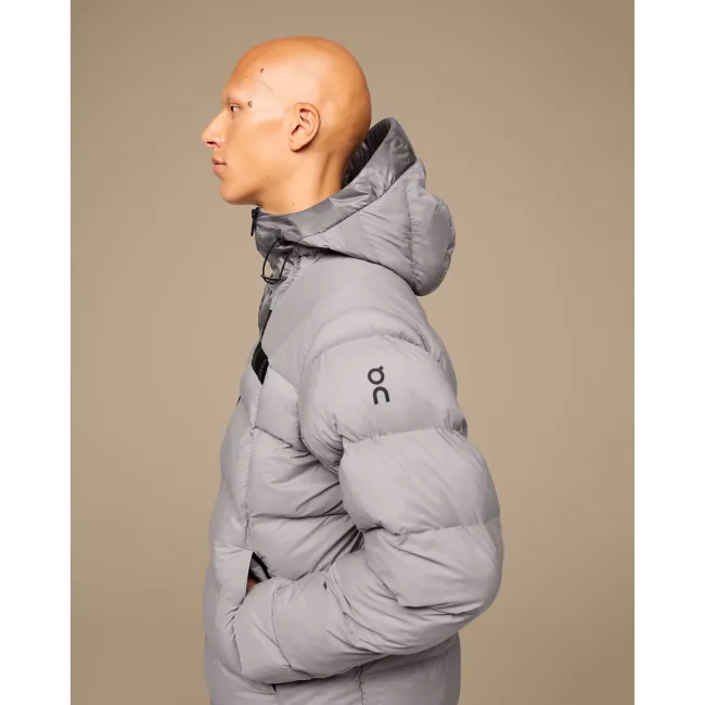Geacă puf On Challenger Jacket - gri Zinc | izolație și ventilație