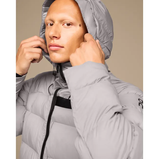 Geacă puf On Challenger Jacket - gri Zinc | izolație și ventilație
