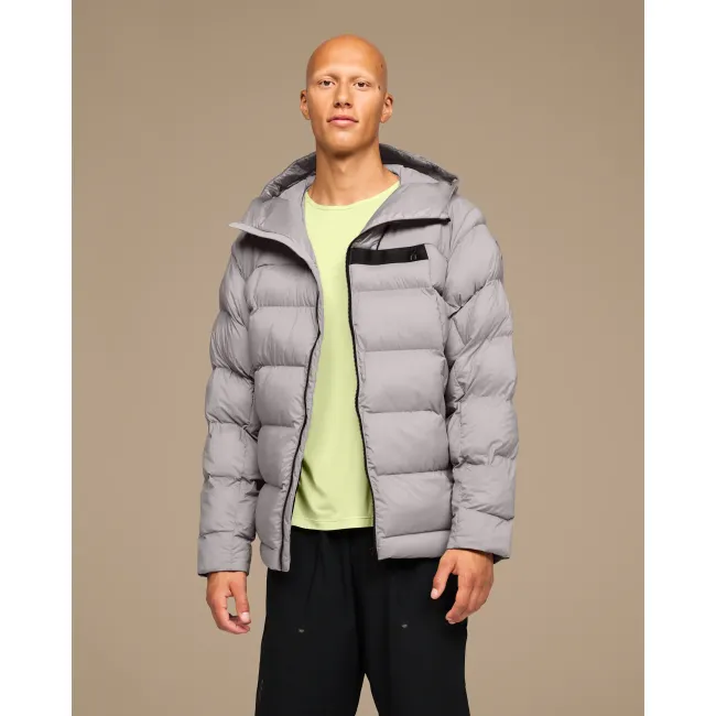 Geacă puf On Challenger Jacket - gri Zinc | izolație și ventilație