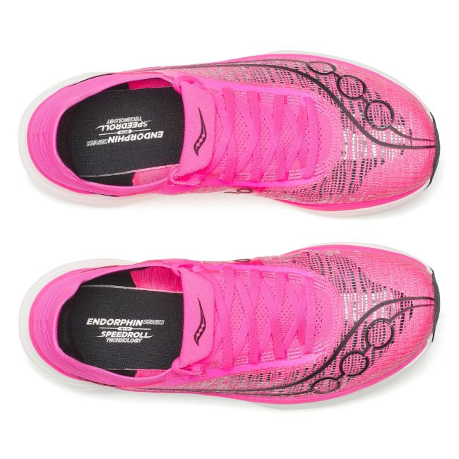 Pantofi alergare Saucony Endorphin Elite 2 - roz Shock | placă carbon