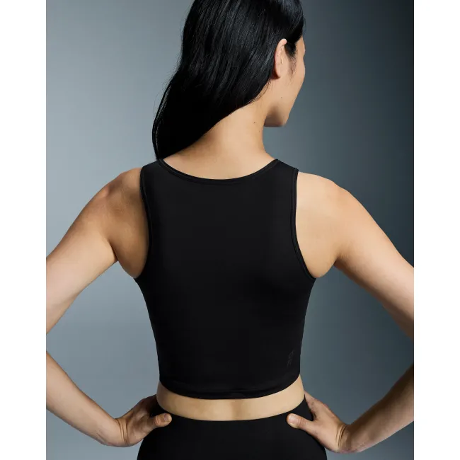 Bustieră sport On Studio Cut-Out Crop W - negru, design cut-out