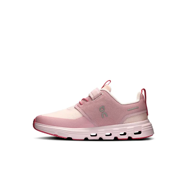 Pantofi sport copii On Cloud Play 2 - gri Zephyr | roz Camellia