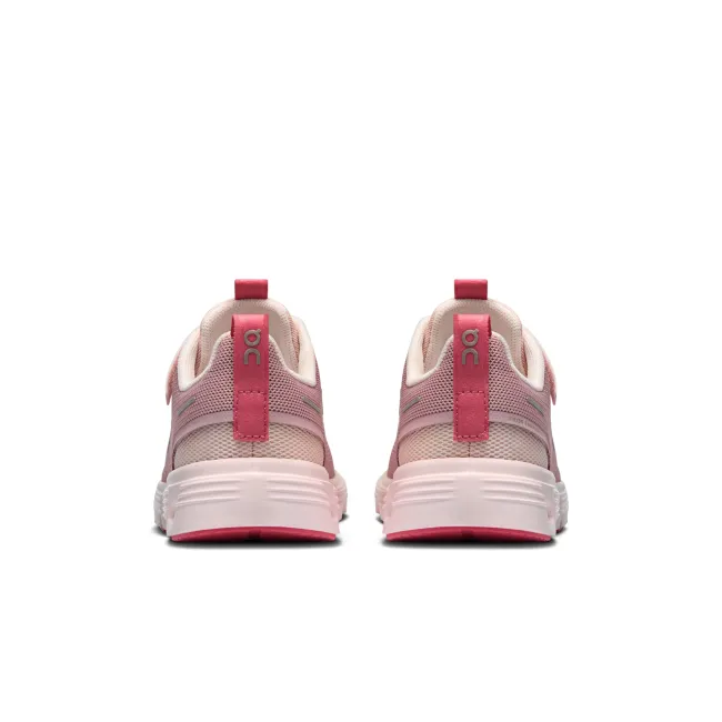 Pantofi sport copii On Cloud Play 2 - gri Zephyr | roz Camellia