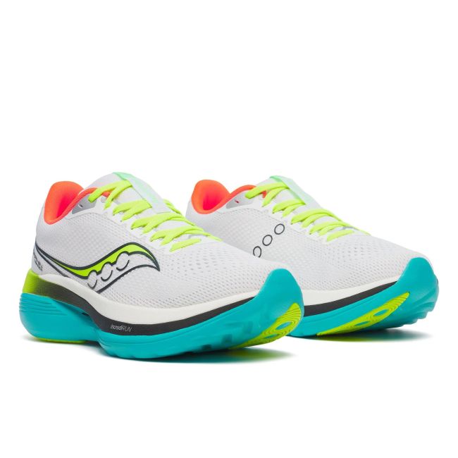 Pantofi alergare Saucony Endorphin Trainer - alb Mutant | șosea