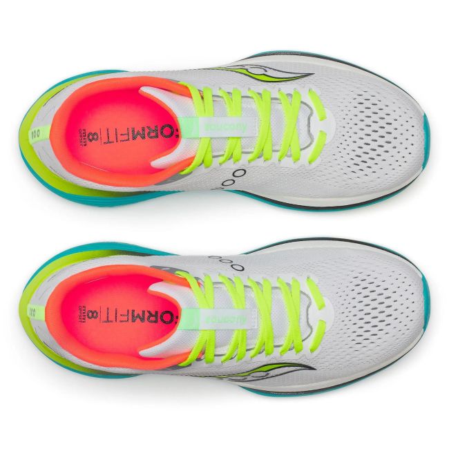 Pantofi alergare Saucony Endorphin Trainer - alb Mutant | șosea