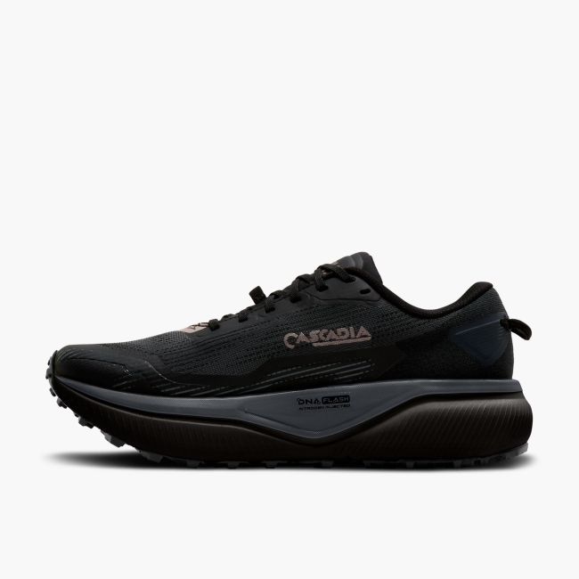 Pantofi trail Brooks Cascadia 20 GTX - negru Ebony I Nocturnal | impermeabili GORE-TEX