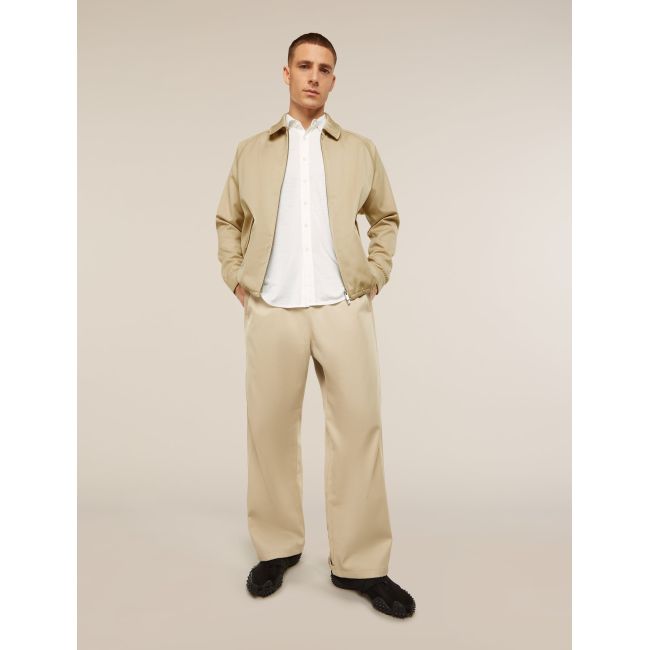Pantaloni Icebreaker Twill Adjustable - bej Safari | Merino & bumbac