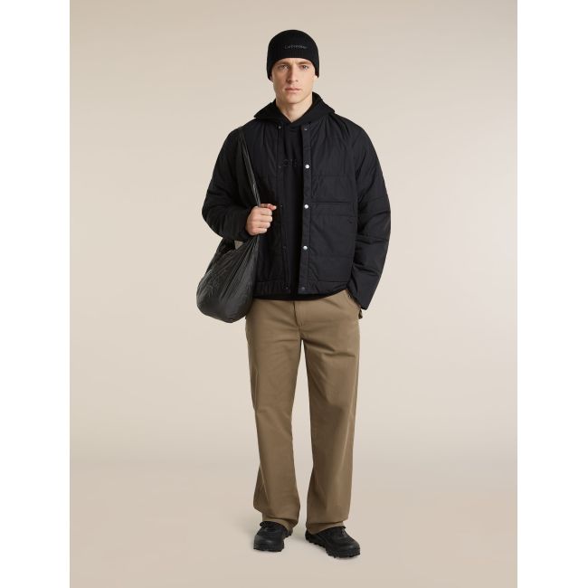 Hanorac Icebreaker 360 RealFleece Elemental - negru Black | Merino