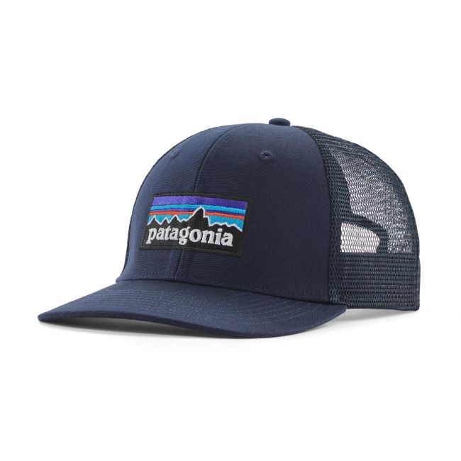 Șapcă Patagonia P-6 Logo Trucker Hat - albastru deschis